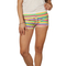 Women's multi striped shorts