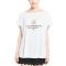 Migle + me Sorry women's baggy t-shirt off white