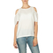 Minimum Eileen cut-out shoulder top white