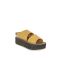 Arpyes Iris leather platform sandals yellow
