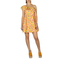 Migle + me Oranges one shoulder mini dress