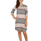 Soft Rebels Lilly striped dress white-navy-bordeaux