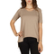 Women's asymmetrical top beige