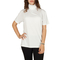 Women's turtleneck t-shirt white