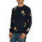 Minimum Moxham jacquard jumper navy melange