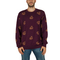 Obey Shepard rose men's sweater eggplant