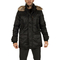 Men's hooded parka black