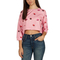 Migle + me planet lollipop crop top pink