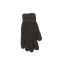Knit gloves dark grey