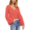 Free People Damsel cotton pullover coral