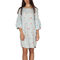 Soft Rebels Near balloon sleeve tunic dress aqua