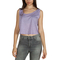 Pepaloves Irena tie open back crop top lilac