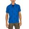 Beneto Maretti printed pique polo shirt electric blue