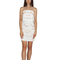 Migle + me strapless mini dress white with embroidery