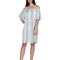 Rut & Circle Singoalla stripe dress white-blue