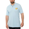 Men's polo shirt light blue Insane plus