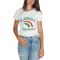 Daisy Street Florida rainbows t-shirt λευκό