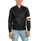 Just Boy leather-look bomber jacket black