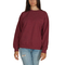 Thinking Mu women's sweatshirt deep red melange