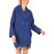 Minueto Rocket boucle coat royal blue with back patch