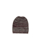 Men's beanie grey-bordeaux marl