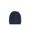 Men's beanie blue-black marl