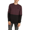 Globe Conquest men's color block sweatshirt wine