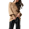 Rut & Circle Vega balloon sleeve jumper sand