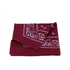 Vintage print bandana bordeaux