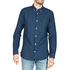 Gnious Linus linen blend men's shirt navy