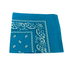 Vintage print bandana ocean blue