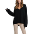 Rut & Circle Emelie V-neck knit black