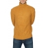Men's roll neck sweater mustard