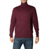 Men's roll neck sweater bordeaux