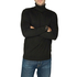 Men's roll neck sweater black