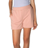 French terry women's shorts dusty pink