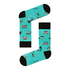 Besocks® BeSurfer organic cotton socks turquoise