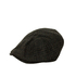 Wool flat cap in olive tweed