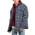 Urban Classics plaid shirt jacket blue