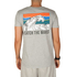 Sublevel T-shirt Catch The Waves Grey Melange