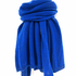 Knitted scarf royal blue