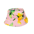 Bucket καπέλο διπλής όψεως Lemon Print Pink