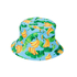Bucket καπέλο διπλής όψεως Banana & Leaves Print Light Blue