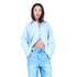 Oversized Shirt Light Blue Cotton/Tencel