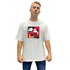 Bigbong Oversize T-shirt Mickey Mouse Square White