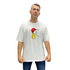 Bigbong Oversize T-shirt Mickey Mouse Feet White