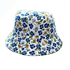 Reversible Bucket Hat Floral Print Blue