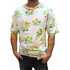 Humor men's white print t-shirt Calf