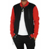 Cabaneli sweat jacket with red sleeves