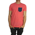 Men's pocket t-shirt coral